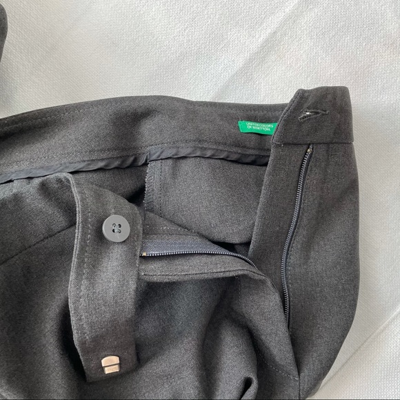 UNITED COLORS OF BENETTON MADE IN ITALY BLAZER SUIT/ PANT SET *EASY IRONING* - Picture 13 of 14